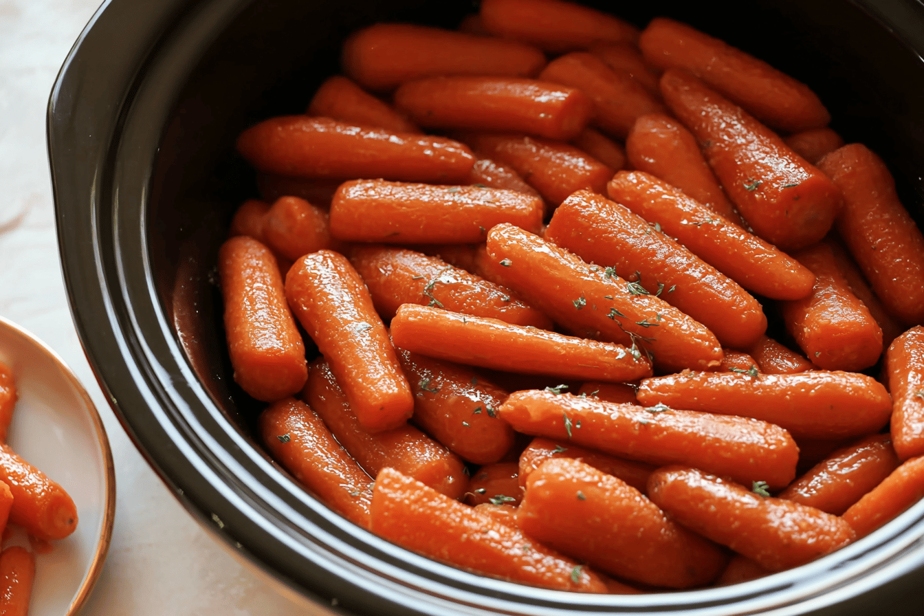 Slow Cooker Glazed Carrots