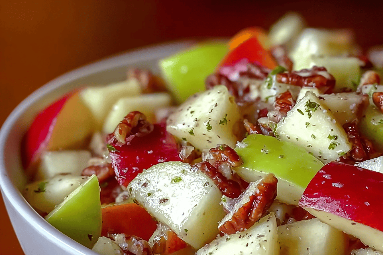 Apple Salad Refreshing Healthy Recipe