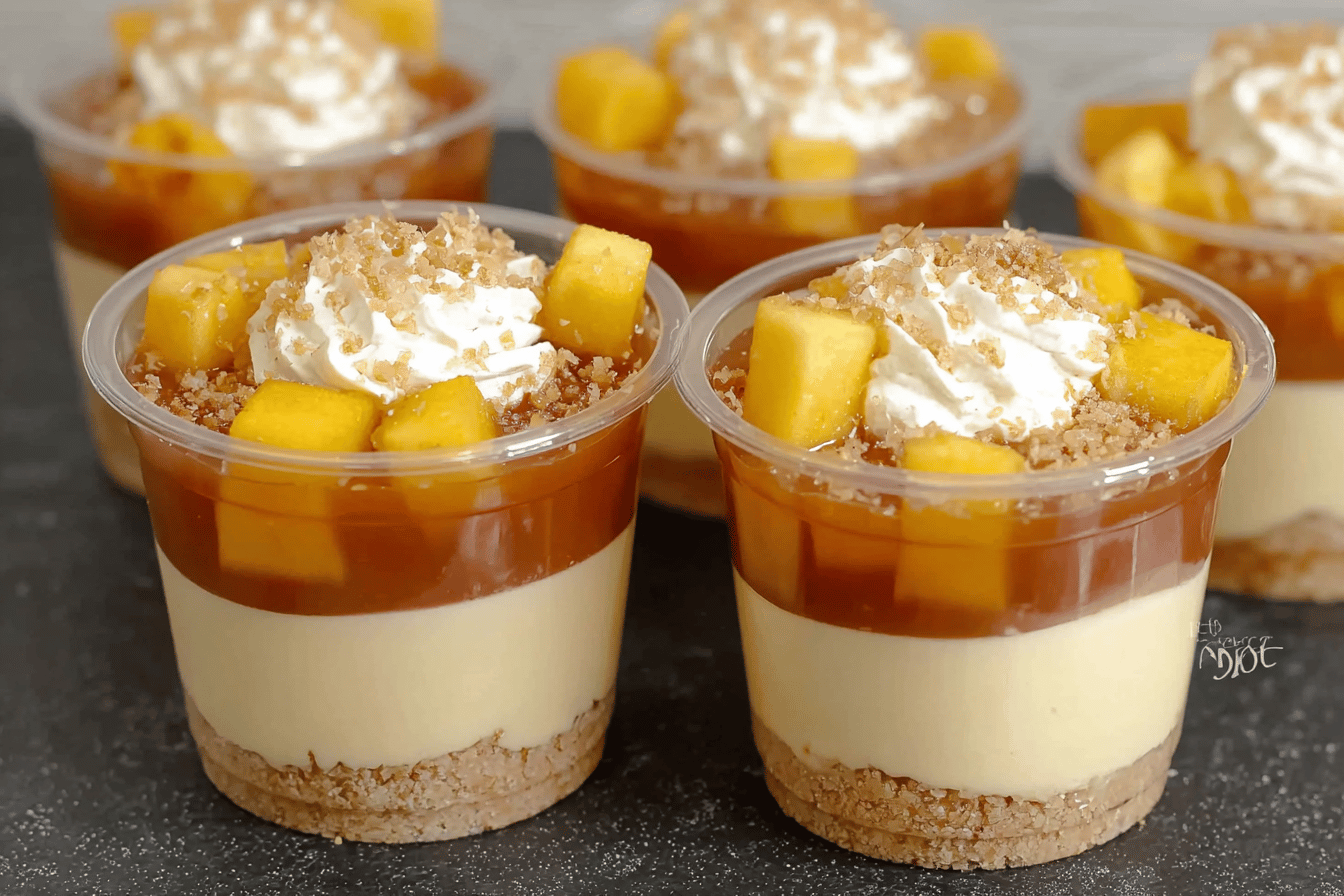 Caramel Apple Dessert Cups